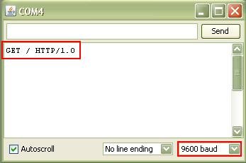 rispostaGET Dati inviati dal browser all'arduino